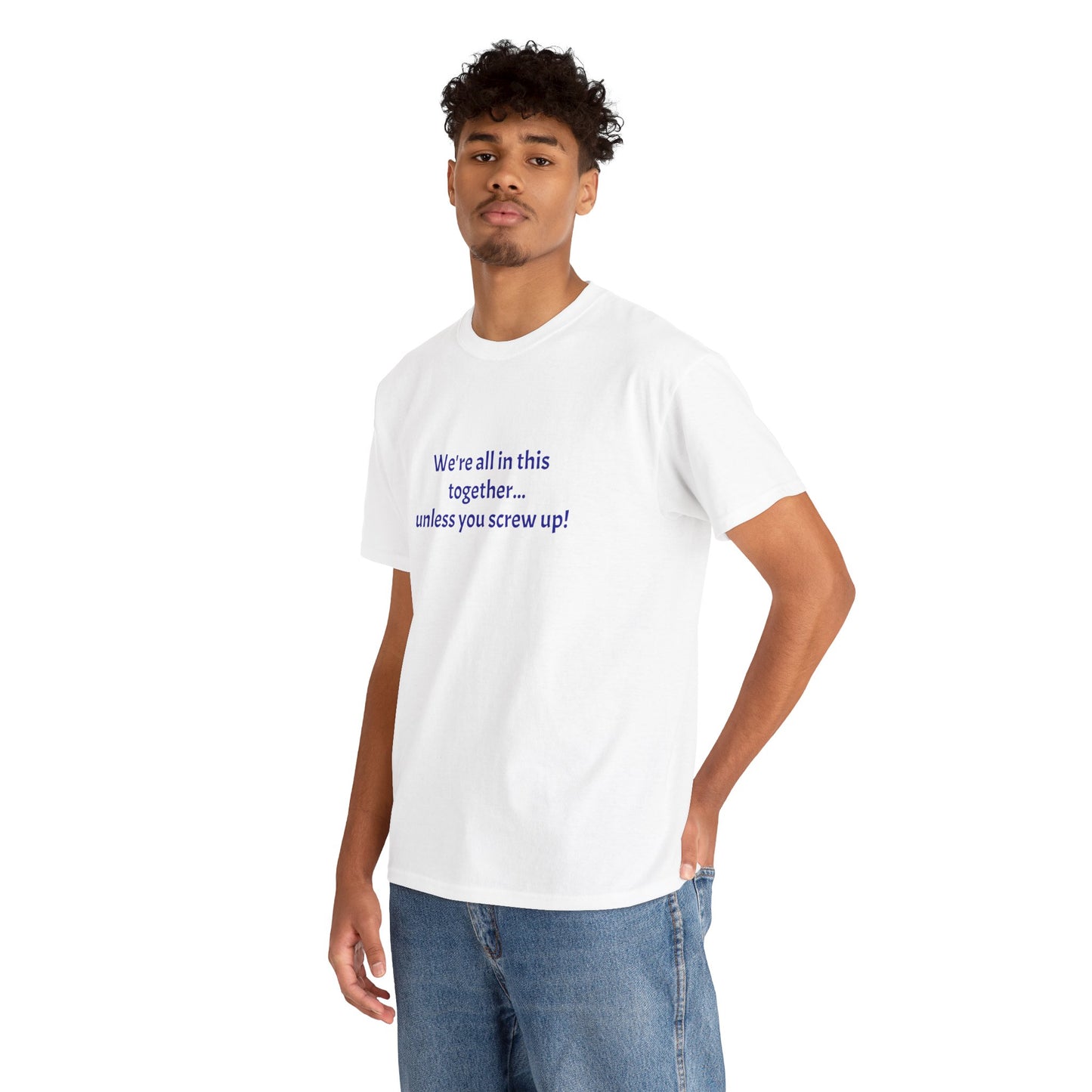Workplace Wisdoms 'Screw Up' Heavy Cotton Tee