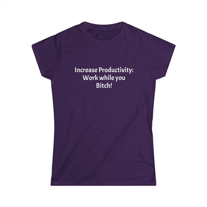 Increase productivity - Women's Softstyle Tee