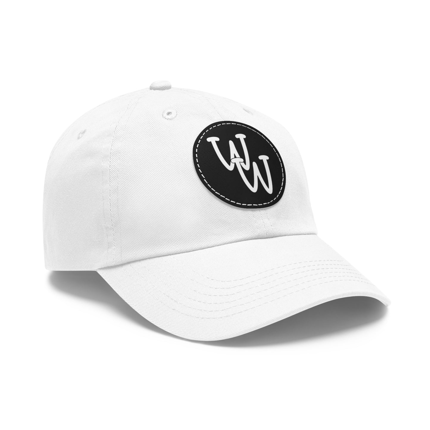 Workplace Wisdoms Logo Hat with Leather Patch (Round)