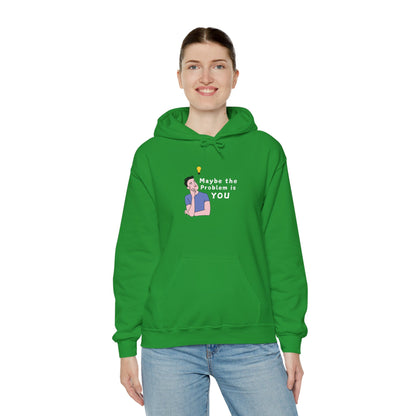 Workplace Wisdoms 'Problem' Heavy Hooded Sweatshirt