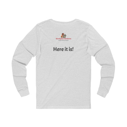 Workplace Wisdoms 'No Judgement' Long Sleeve Tee