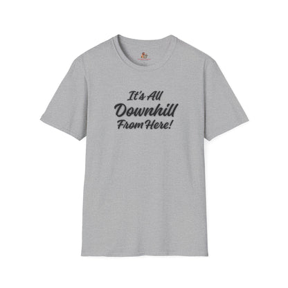 Workplace Wisdoms 'Downhill' Unisex Soft Cotton Tee
