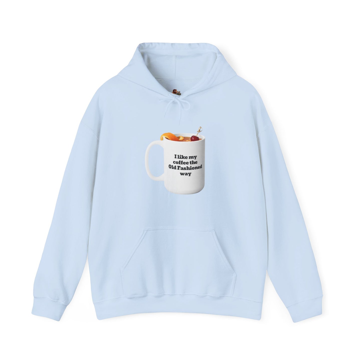 Workplace Wisdoms 'Old Fashioned' Heavy Hooded Sweatshirt