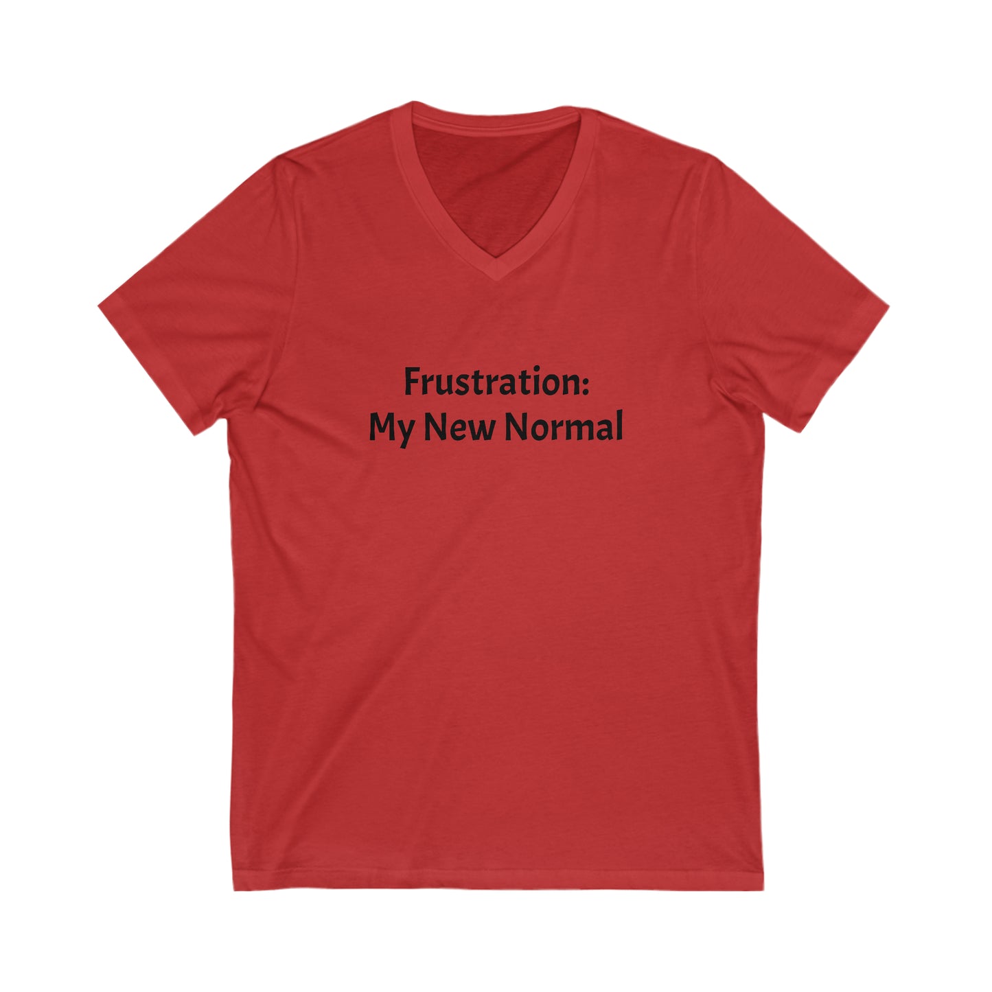 New Normal - Unisex Jersey Short Sleeve V-Neck Tee