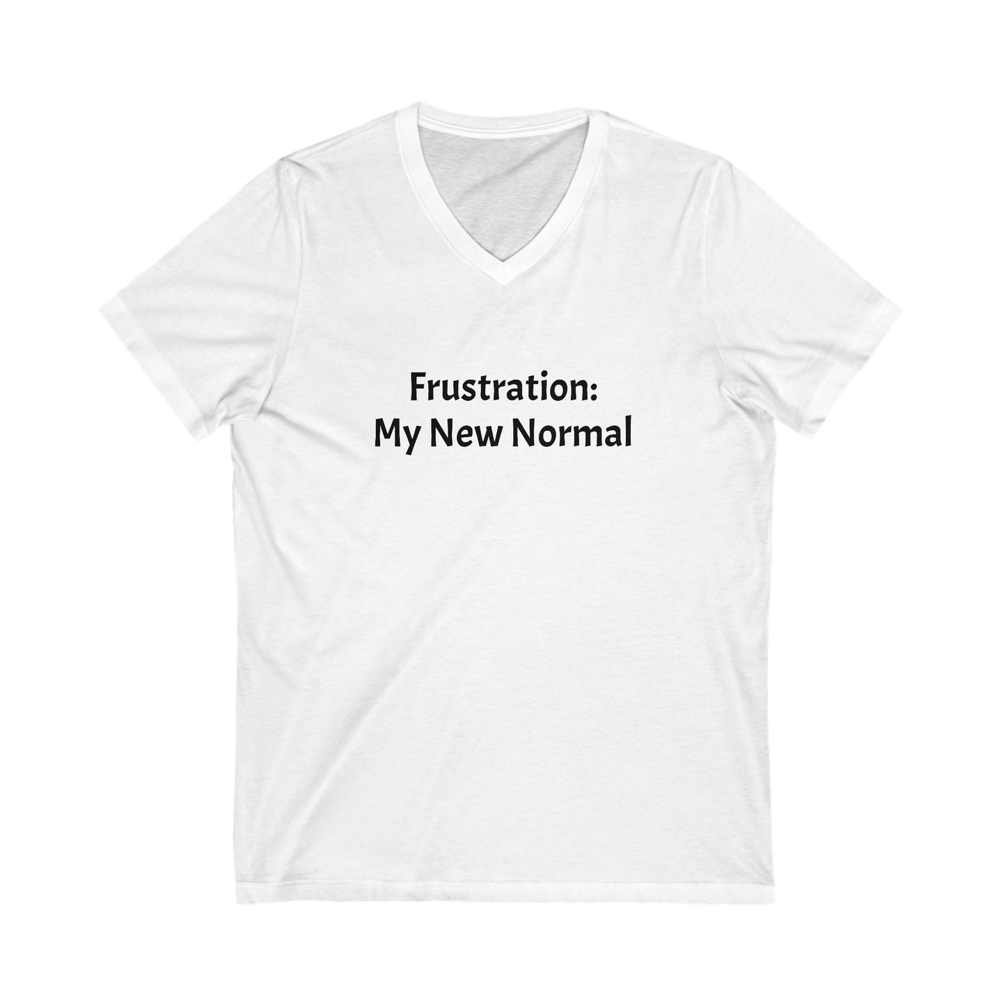 New Normal - Unisex Jersey Short Sleeve V-Neck Tee