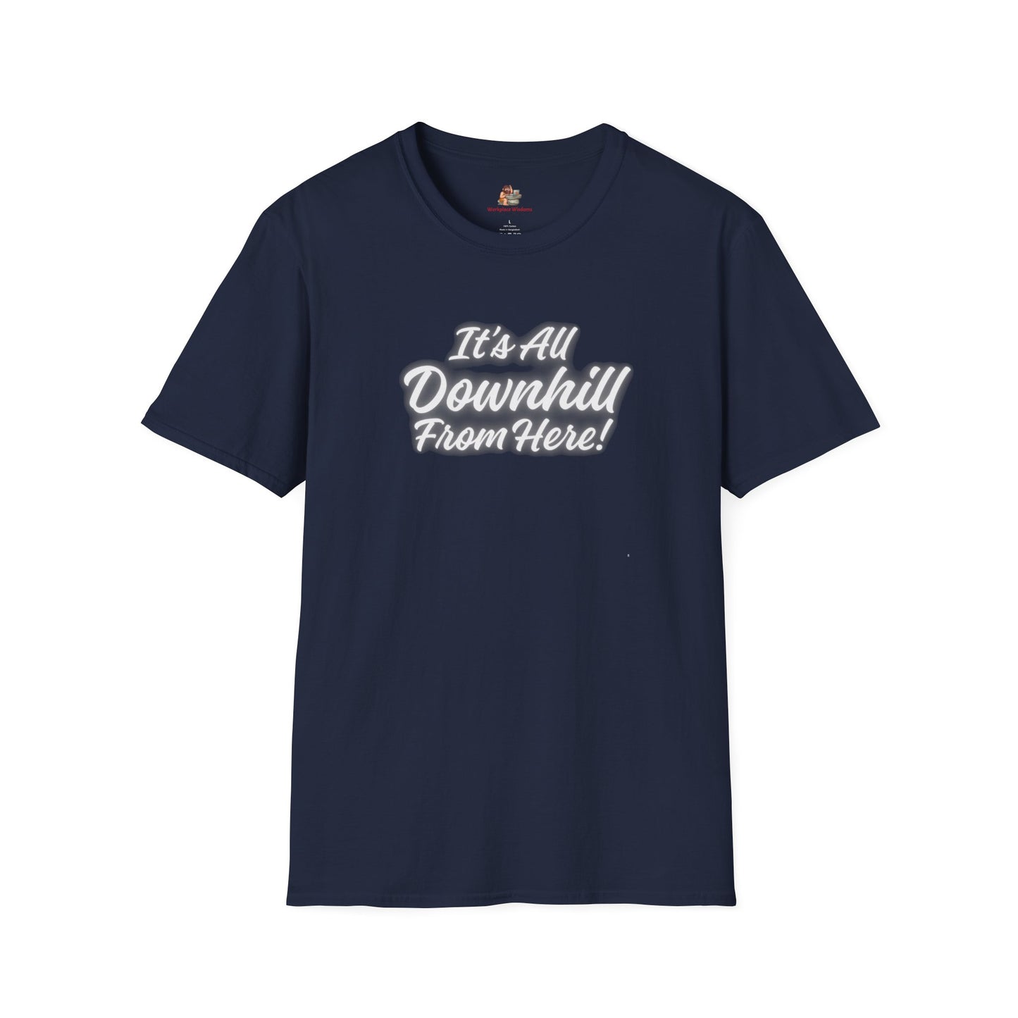 Workplace Wisdoms 'Downhill' Unisex Soft Cotton Tee