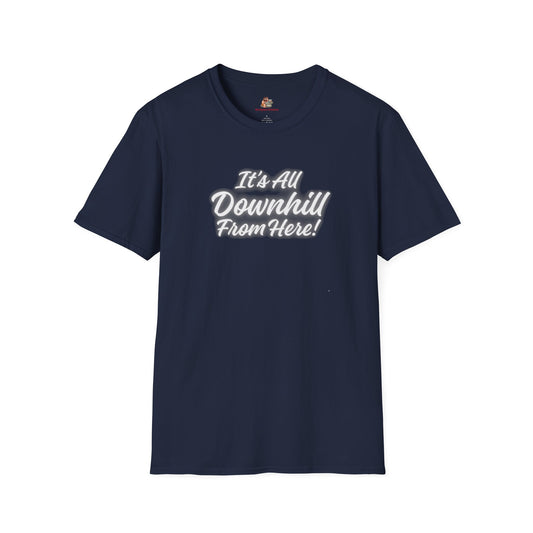 Workplace Wisdoms 'Downhill' Unisex Soft Cotton Tee