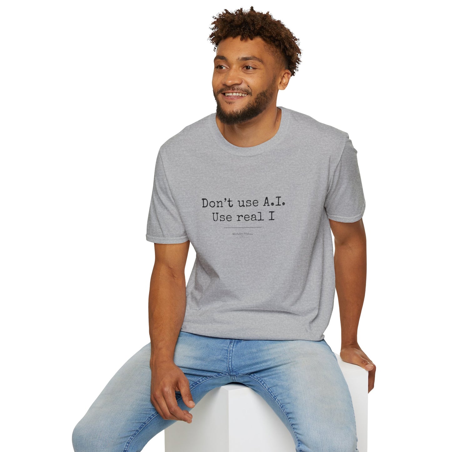 Workplace Wisdoms "A.I." Unisex Soft Cotton T-Shirt