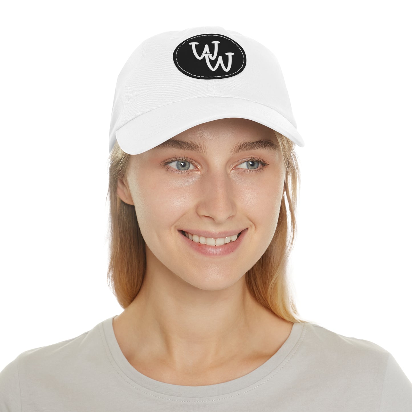 Workplace Wisdoms Logo Hat with Leather Patch (Round)