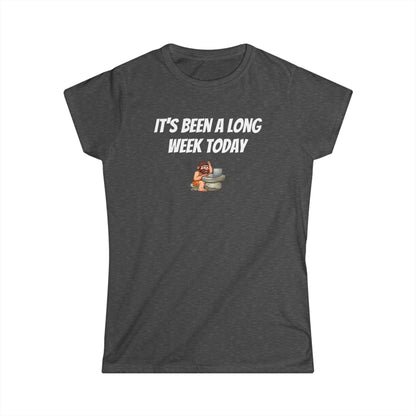 Workplace Wisdoms 'Long Week' Women's Softstyle Tee