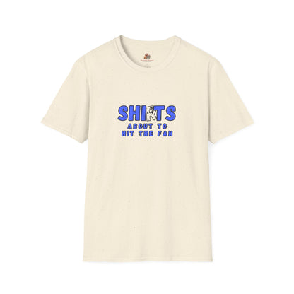 Workplace Wisdoms 'Hit the Fan' Unisex Soft Cotton Tee
