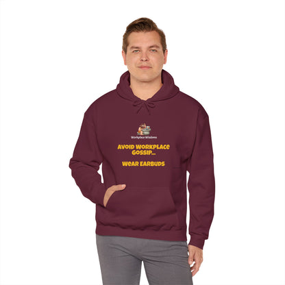 Workplace Wisdom 'Gossip' Heavy Hooded Sweatshirt