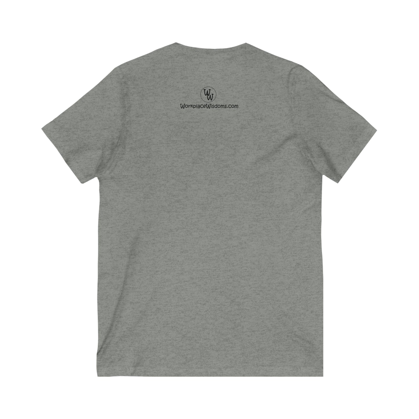 'I' in team - Unisex Jersey Short Sleeve V-Neck Tee