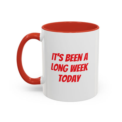 Workplace Wisdoms 'Long Week' 11oz Accent Mug