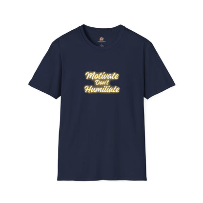 Workplace Wisdoms 'Motivate' Unisex Soft Cotton Tee