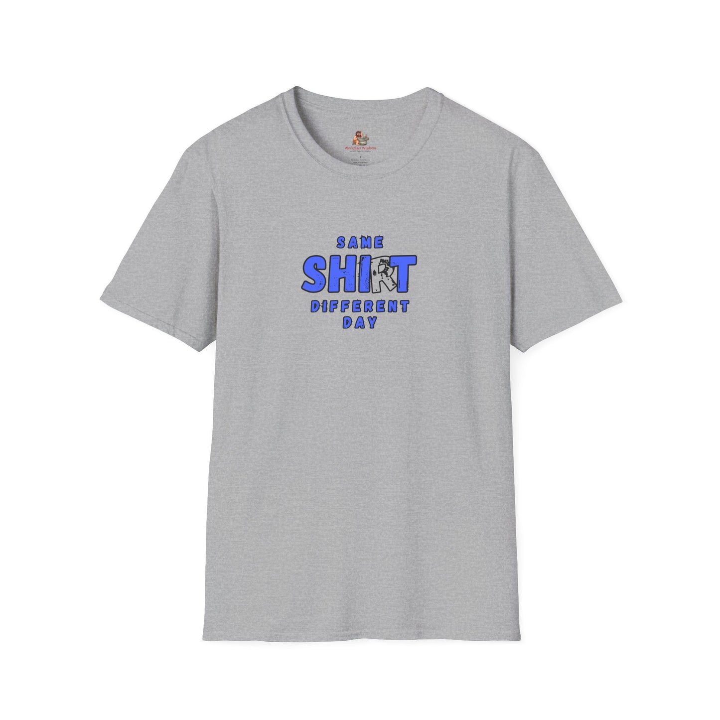 Workplace Wisdoms 'Different Day' Unisex Soft Cotton Tee