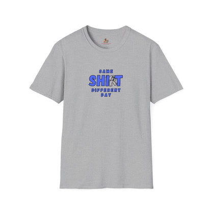 Workplace Wisdoms 'Different Day' Unisex Soft Cotton Tee
