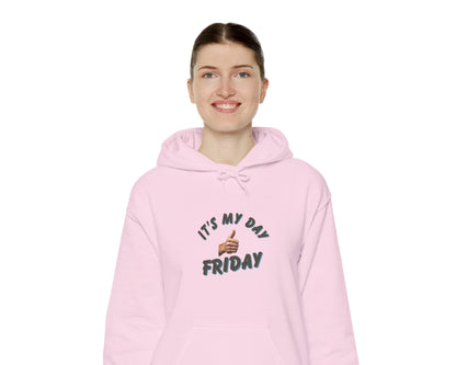 Workplace Wisdoms 'It's My Day Friday' Heavy Hooded Sweatshirt
