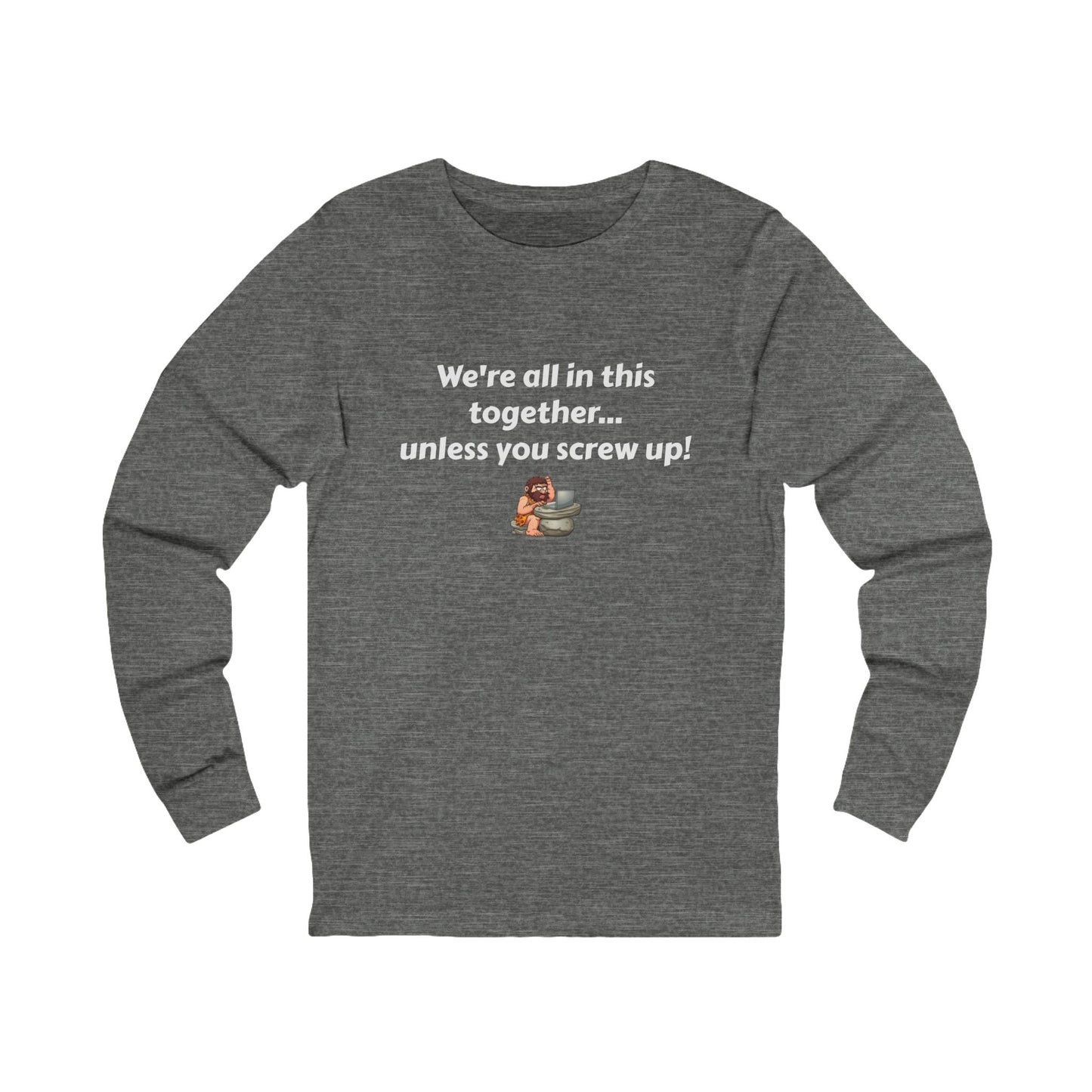 Workplace Wisdoms 'Screw up' Long Sleeve Tee