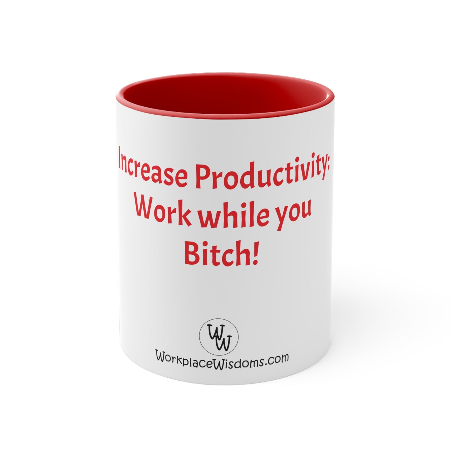 Increase Productivity - Accent Coffee Mug, 11oz