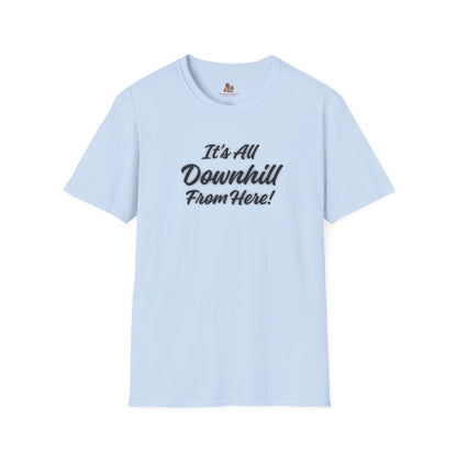 Workplace Wisdoms 'Downhill' Unisex Soft Cotton Tee