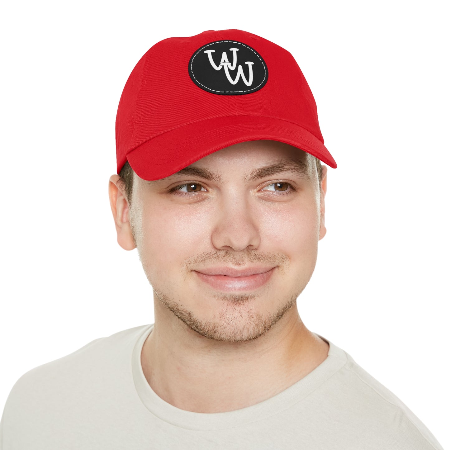 Workplace Wisdoms Logo Hat with Leather Patch (Round)