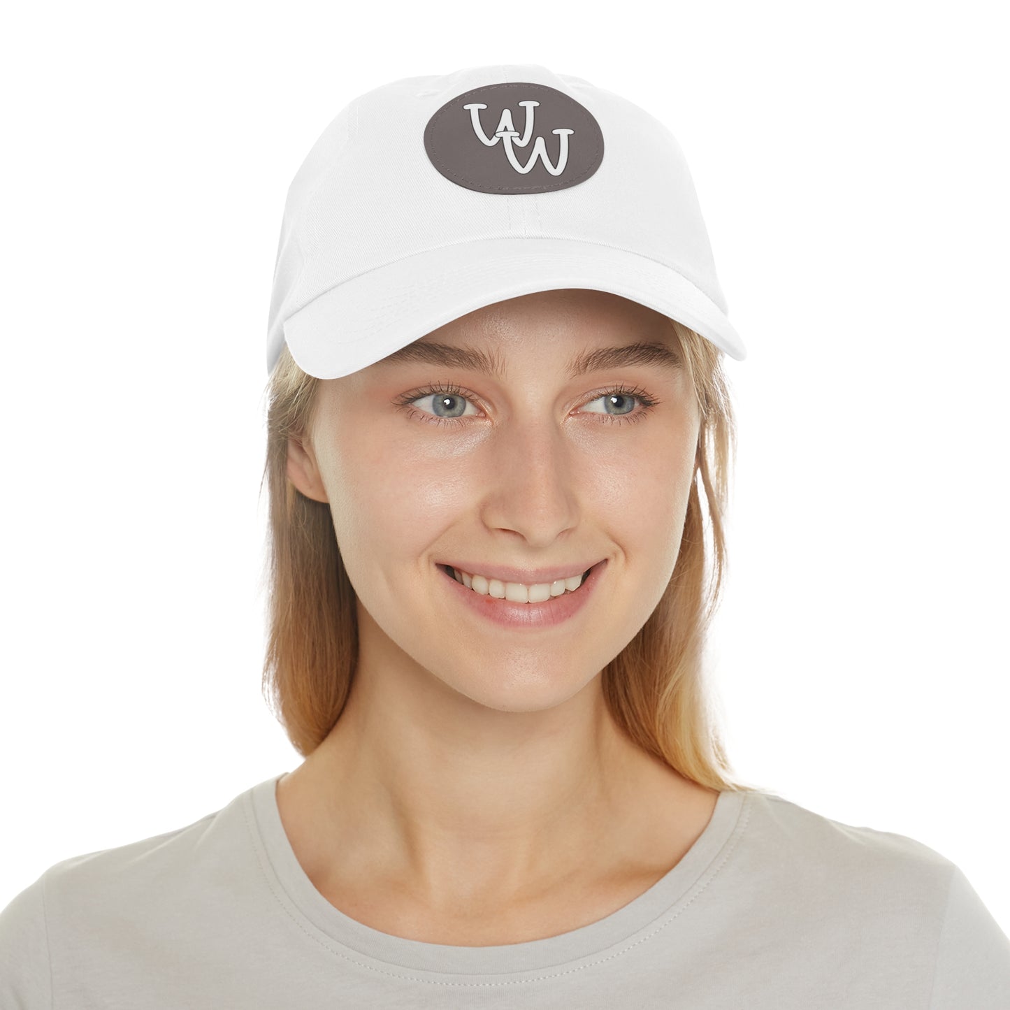 Workplace Wisdoms Logo Hat with Leather Patch (Round)