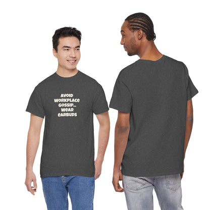 Workplace Wisdoms 'Gossip' Heavy Cotton Tee