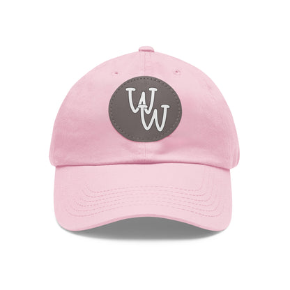 Workplace Wisdoms Logo Hat with Leather Patch (Round)