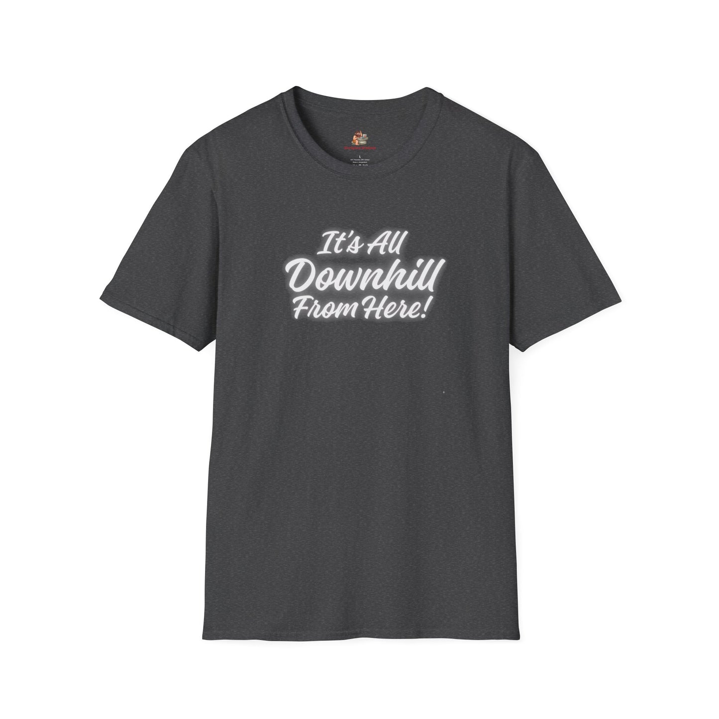 Workplace Wisdoms 'Downhill' Unisex Soft Cotton Tee