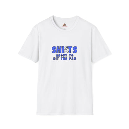 Workplace Wisdoms 'Hit the Fan' Unisex Soft Cotton Tee