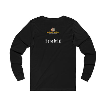 Workplace Wisdoms 'No Judgement' Long Sleeve Tee