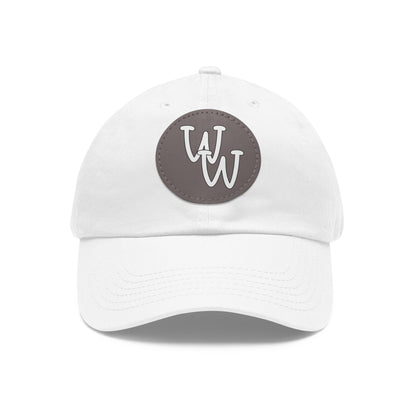 Workplace Wisdoms Logo Hat with Leather Patch (Round)