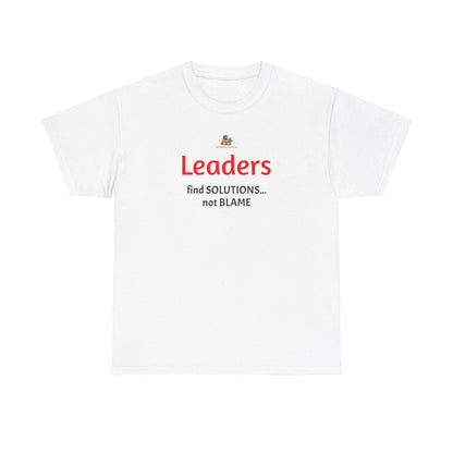 Workplace Wisdoms 'Leaders' Heavy Cotton Tee