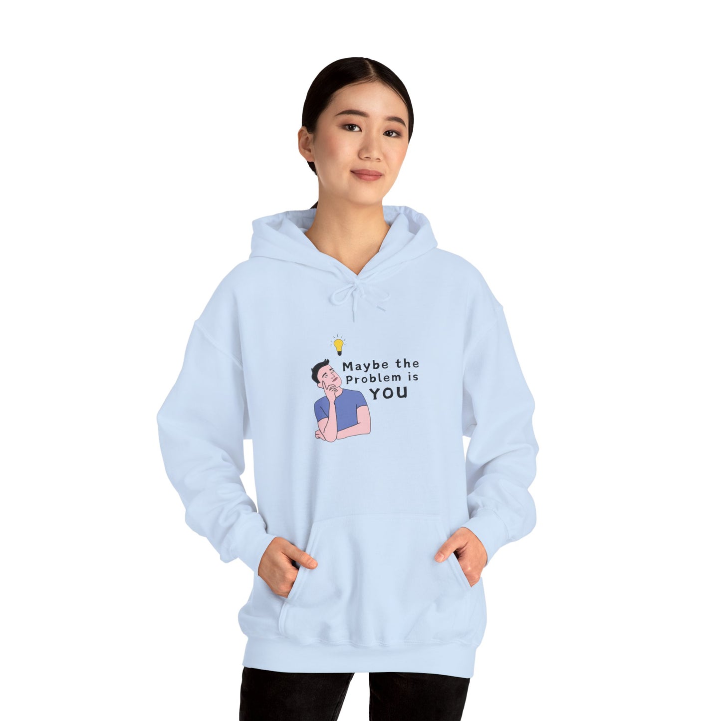 Workplace Wisdoms 'Problem' Heavy Hooded Sweatshirt