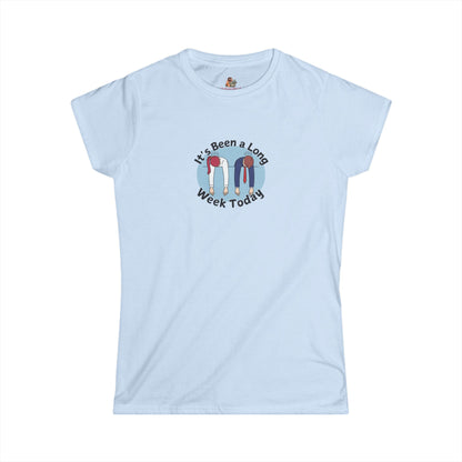 Workplace Wisdoms 'Long Week' Women's Softstyle Tee