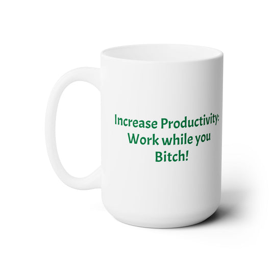 Workplace Wisdoms 'Increase Productivity' Ceramic Mug 15oz