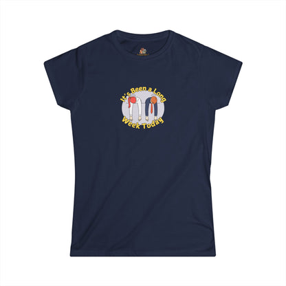 Workplace Wisdoms 'Long Week' Women's Softstyle Tee