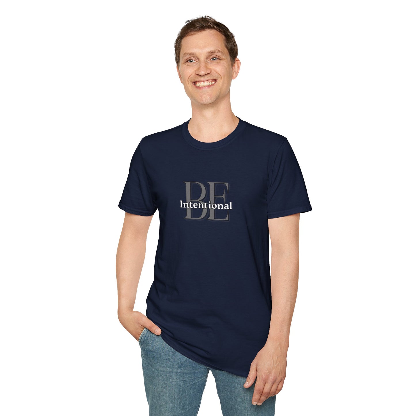 Workplace Wisdoms 'Be Intentional' Unisex Soft Cotton Tee