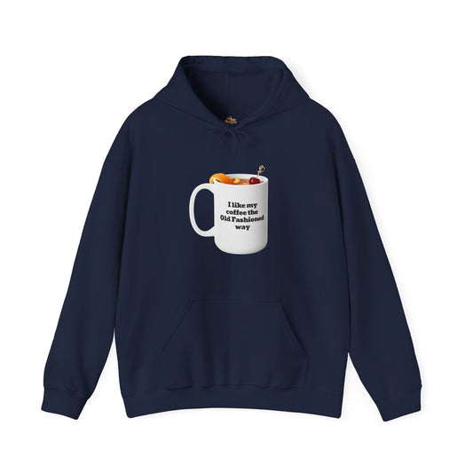 Workplace Wisdoms 'Old Fashioned' Heavy Hooded Sweatshirt