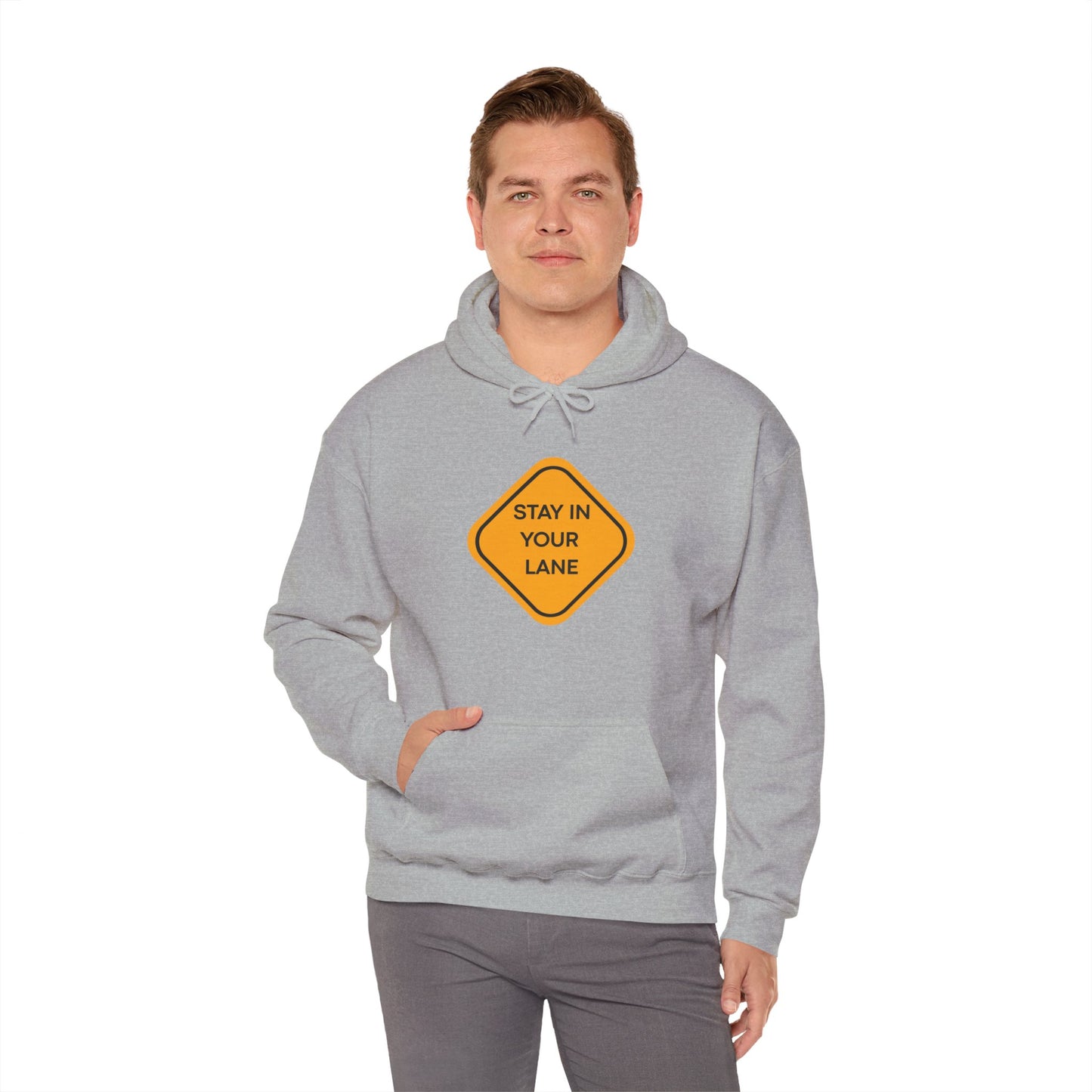 Workplace Wisdoms 'Your Lane' Heavy Hooded Sweatshirt
