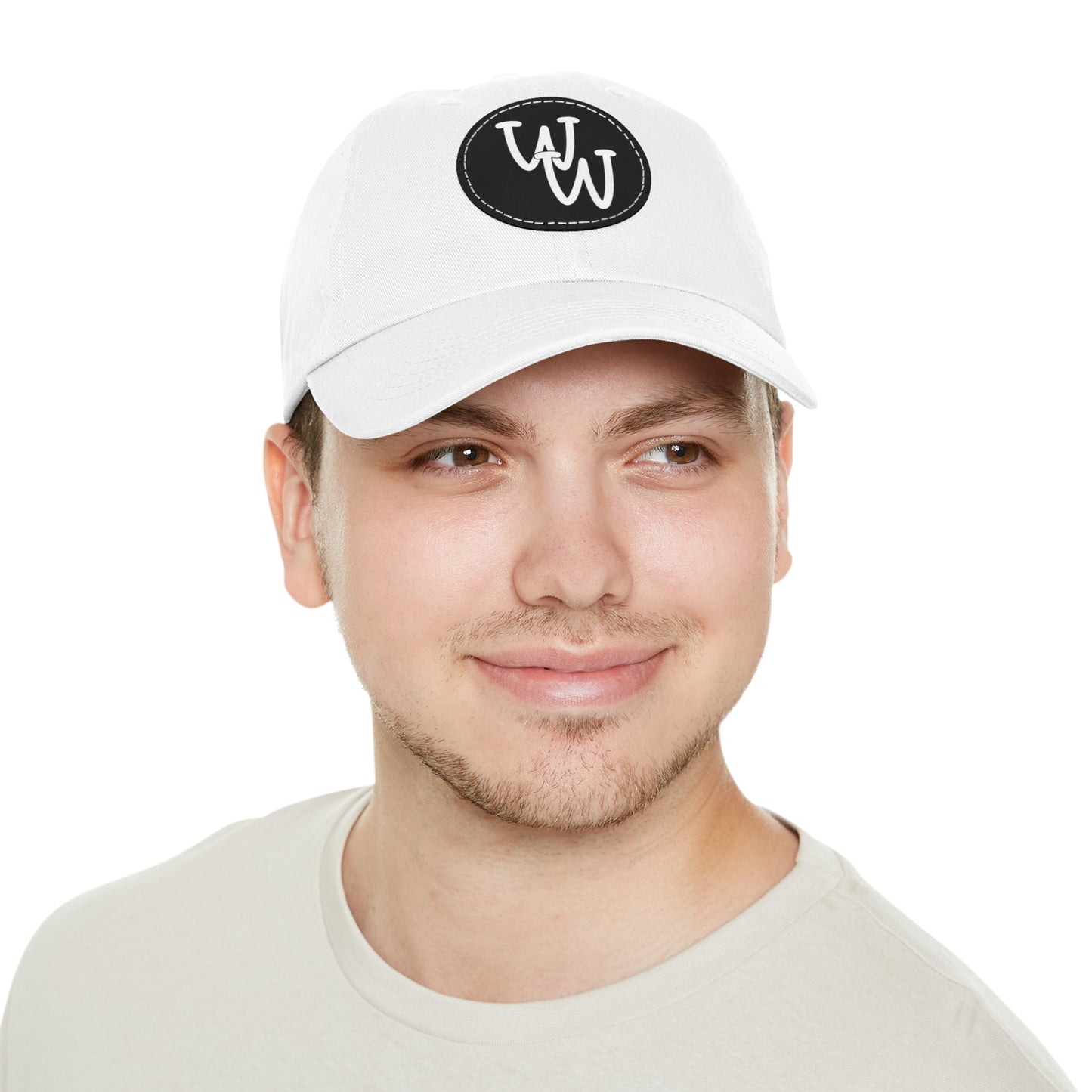 Workplace Wisdoms Logo Hat with Leather Patch (Round)