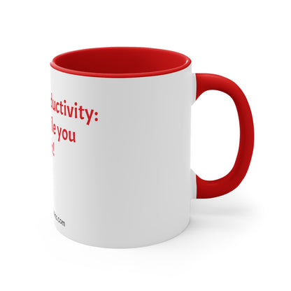 Increase Productivity - Accent Coffee Mug, 11oz