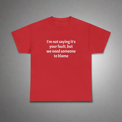 Blame - Unisex Heavy Cotton Tee