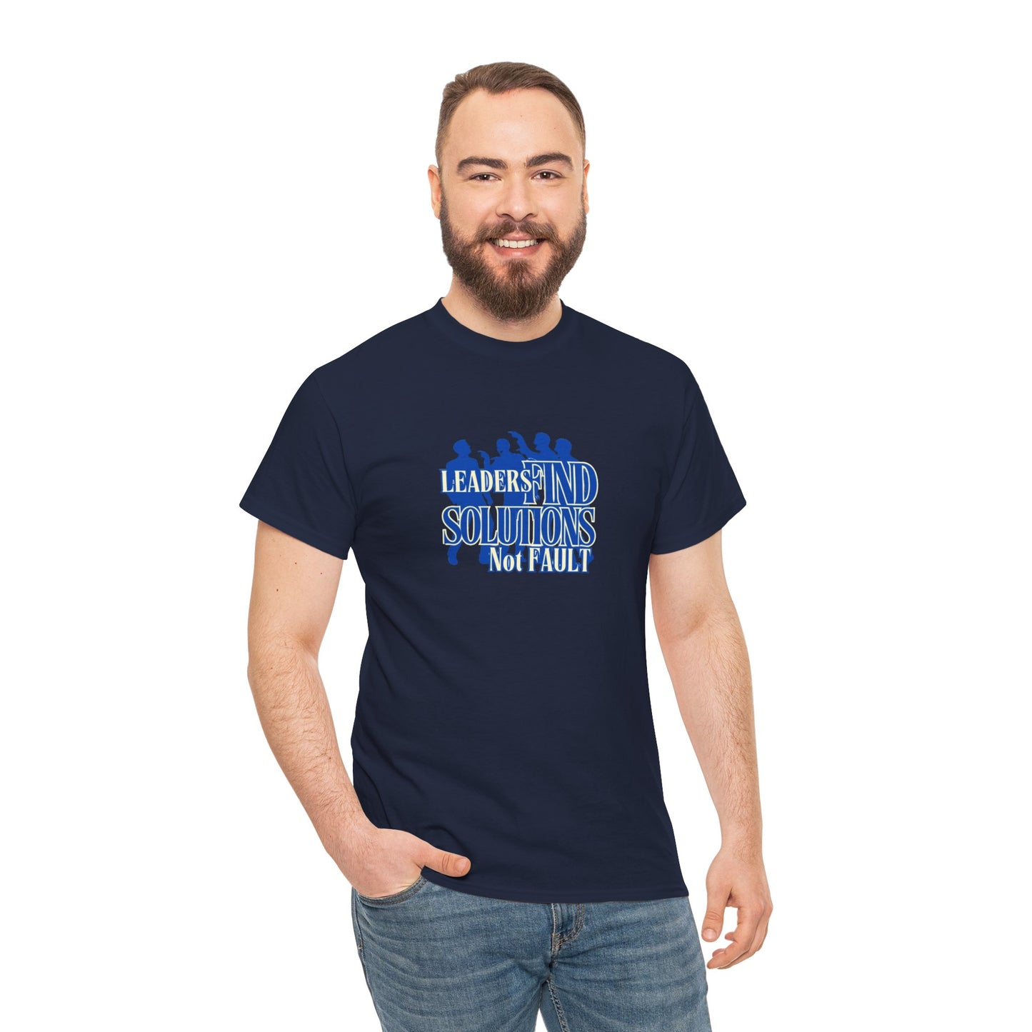 Workplace Wisdoms 'Leaders' Heavy Cotton Tee