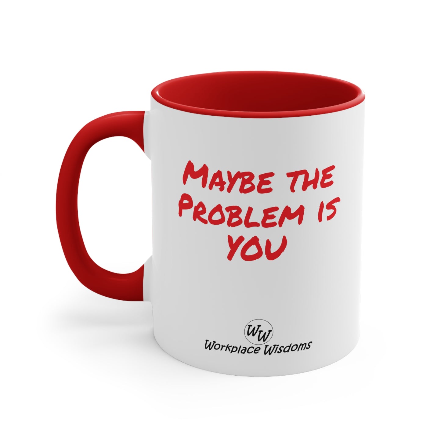 Problem- Accent Coffee Mug, 11oz