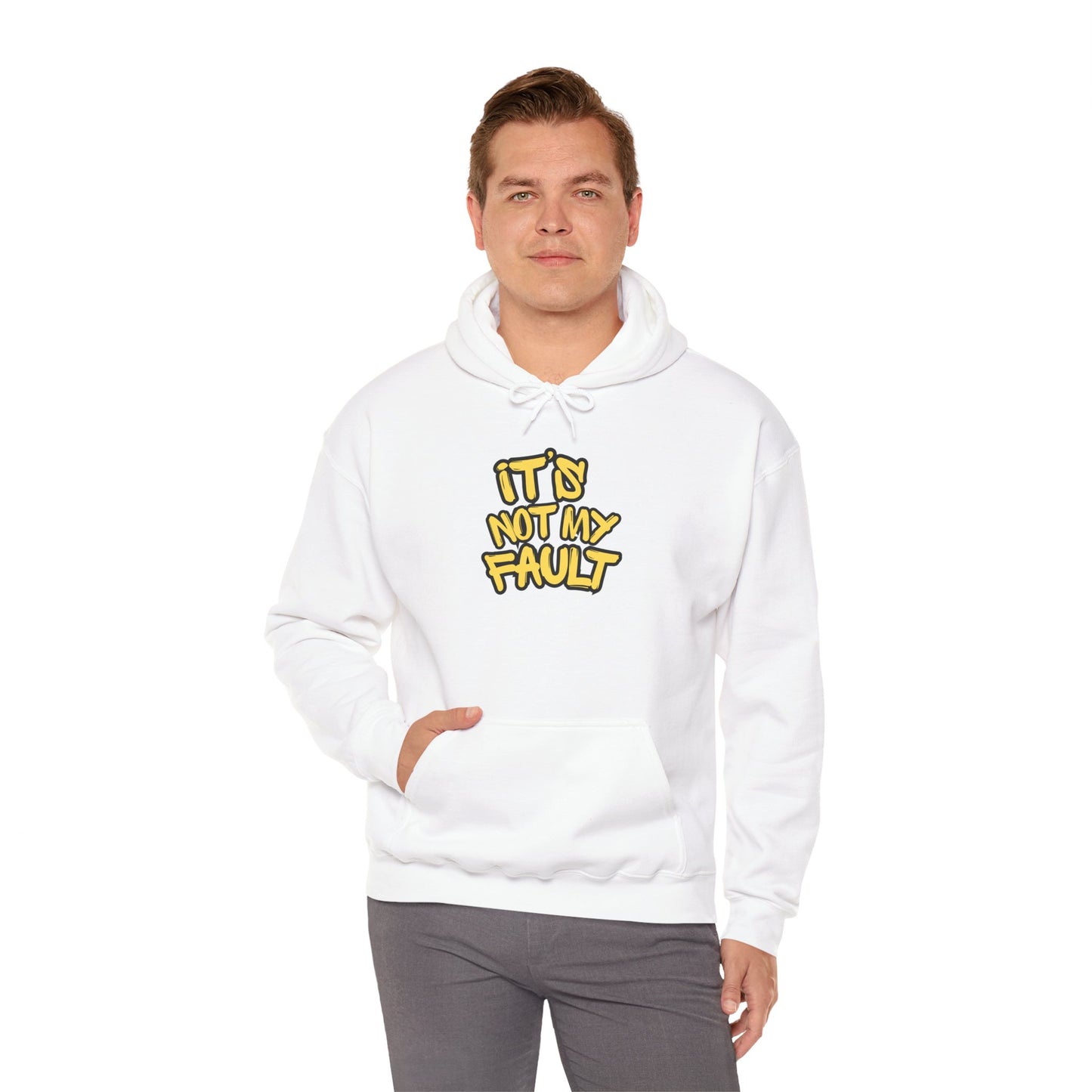 Wisdoms 'Not My Fault' Heavy Hooded Sweatshirt