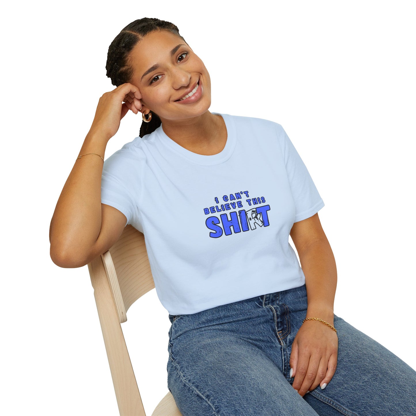Workplace Wisdoms 'Can't Believe' Unisex Soft Cotton Tee