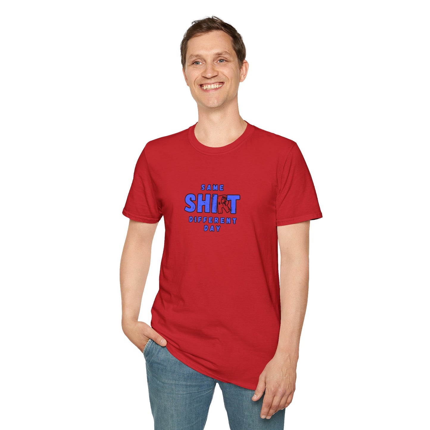 Workplace Wisdoms 'Different Day' Unisex Soft Cotton Tee