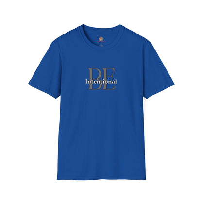Workplace Wisdoms 'Be Intentional' Unisex Soft Cotton Tee